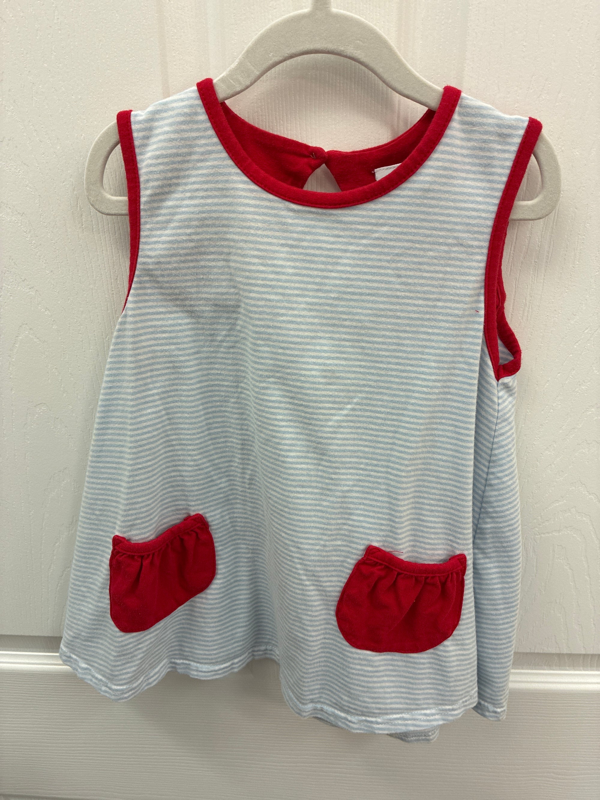 PBJ Blue Stripe Dress, 5T