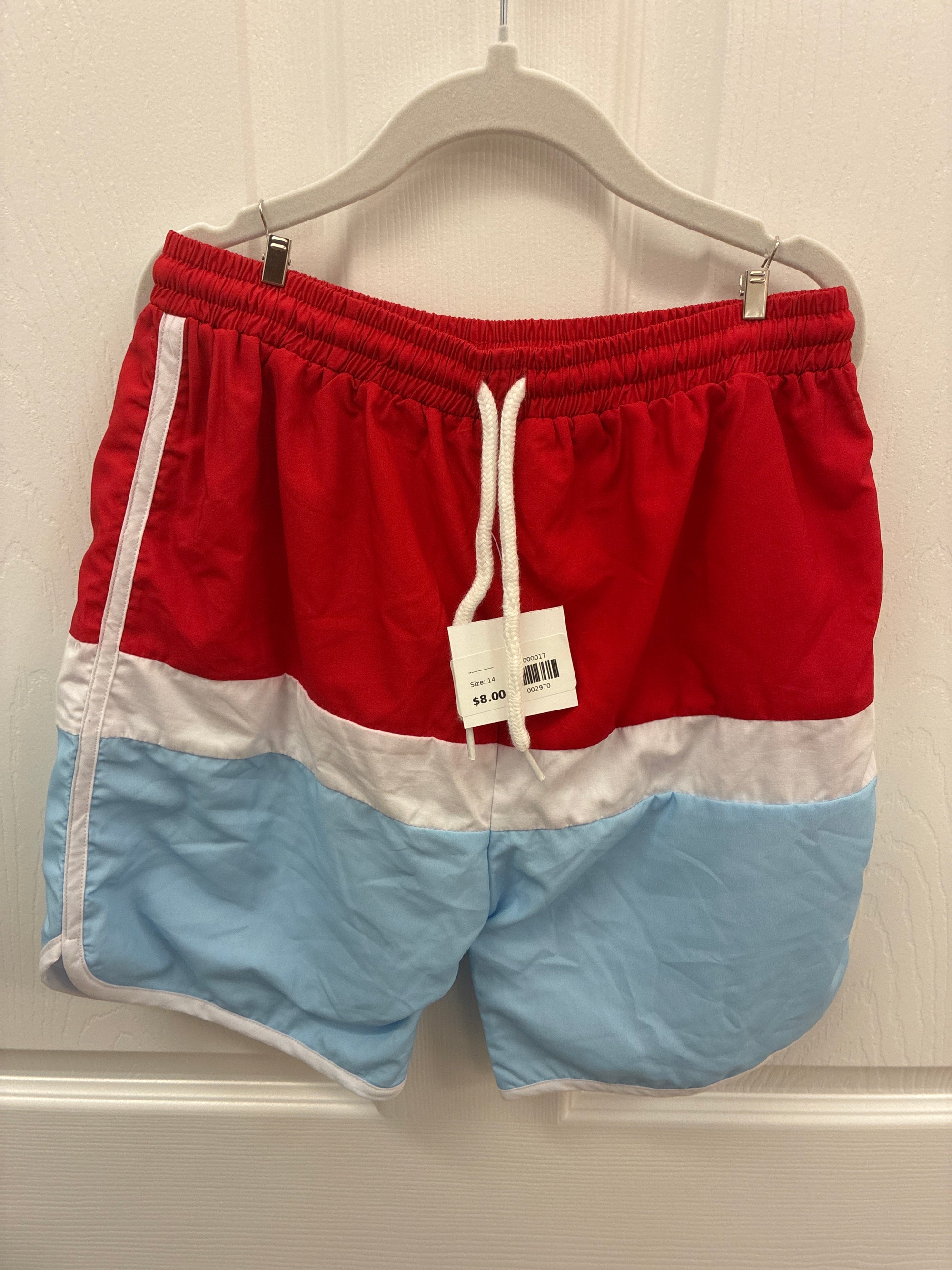 BBS Patriotic Colorblock Shorts Swim, 14