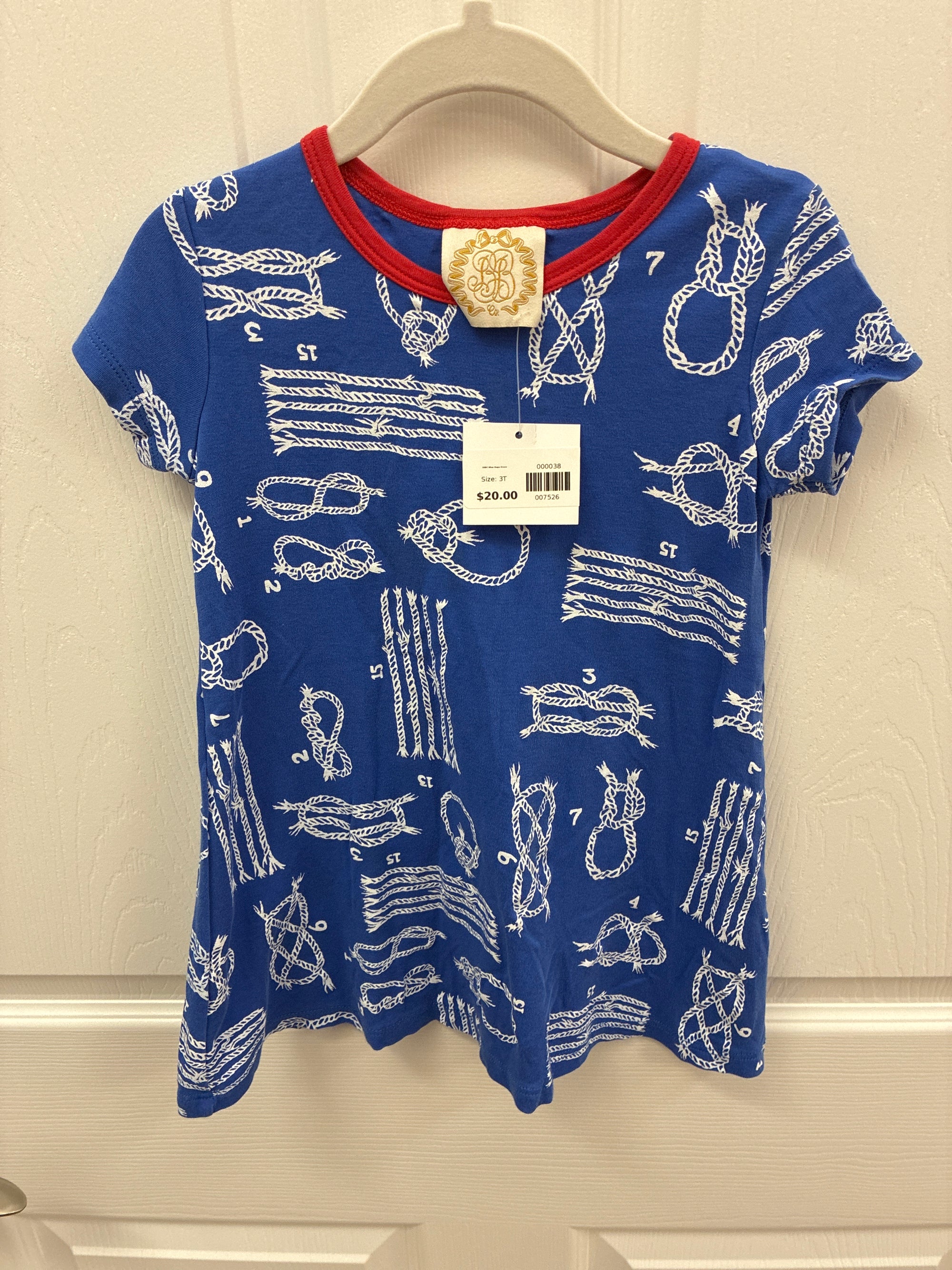 TBBC Blue Rope Dress, 3T