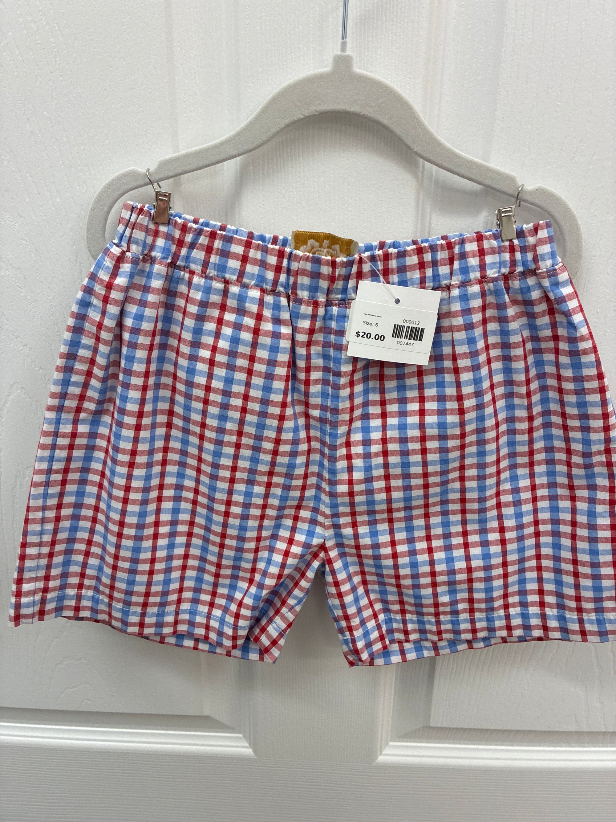 TBBC RWB Plaid Shorts, 6