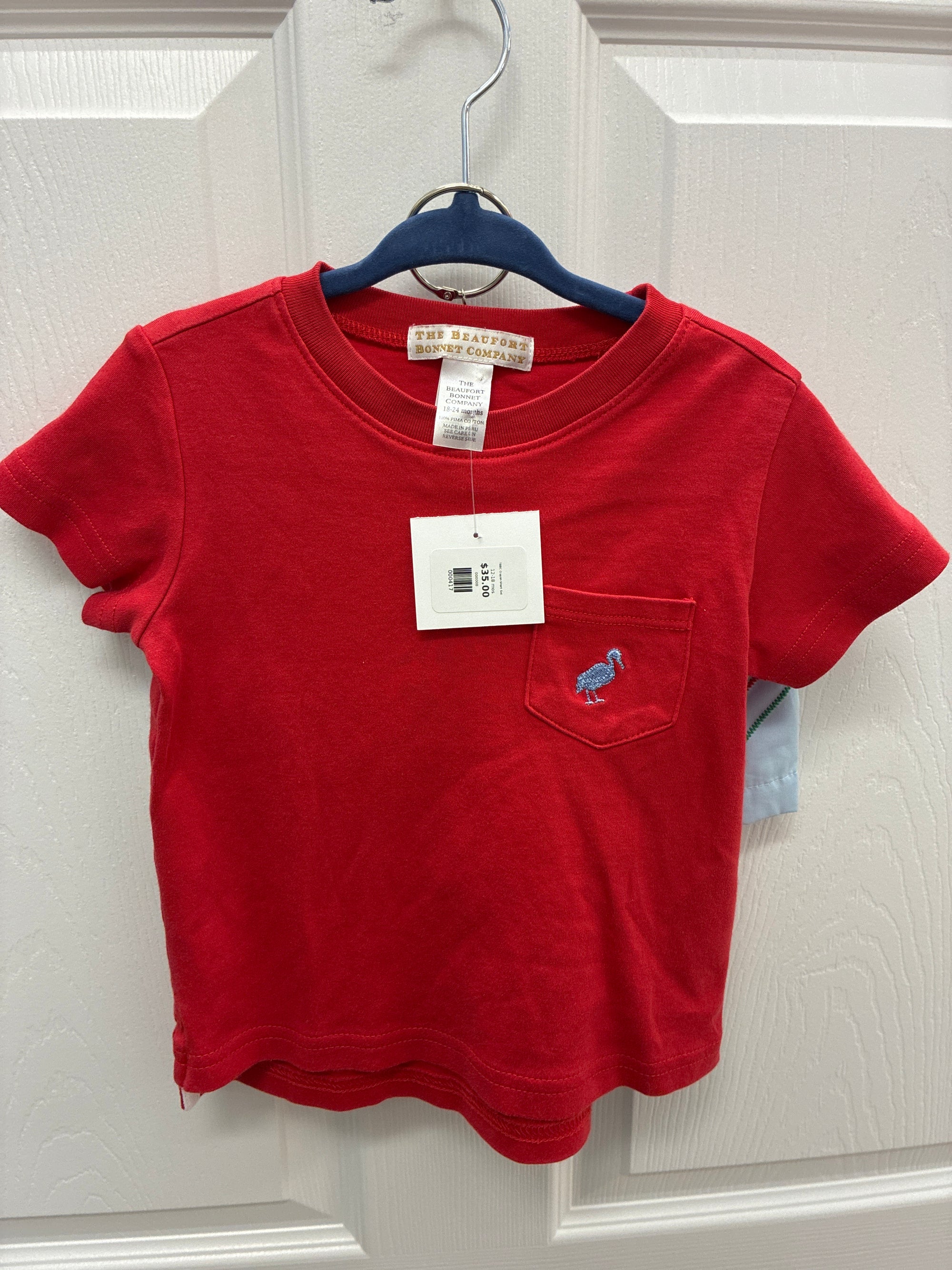 TBBC Crayon Short Set, 12-18 mos