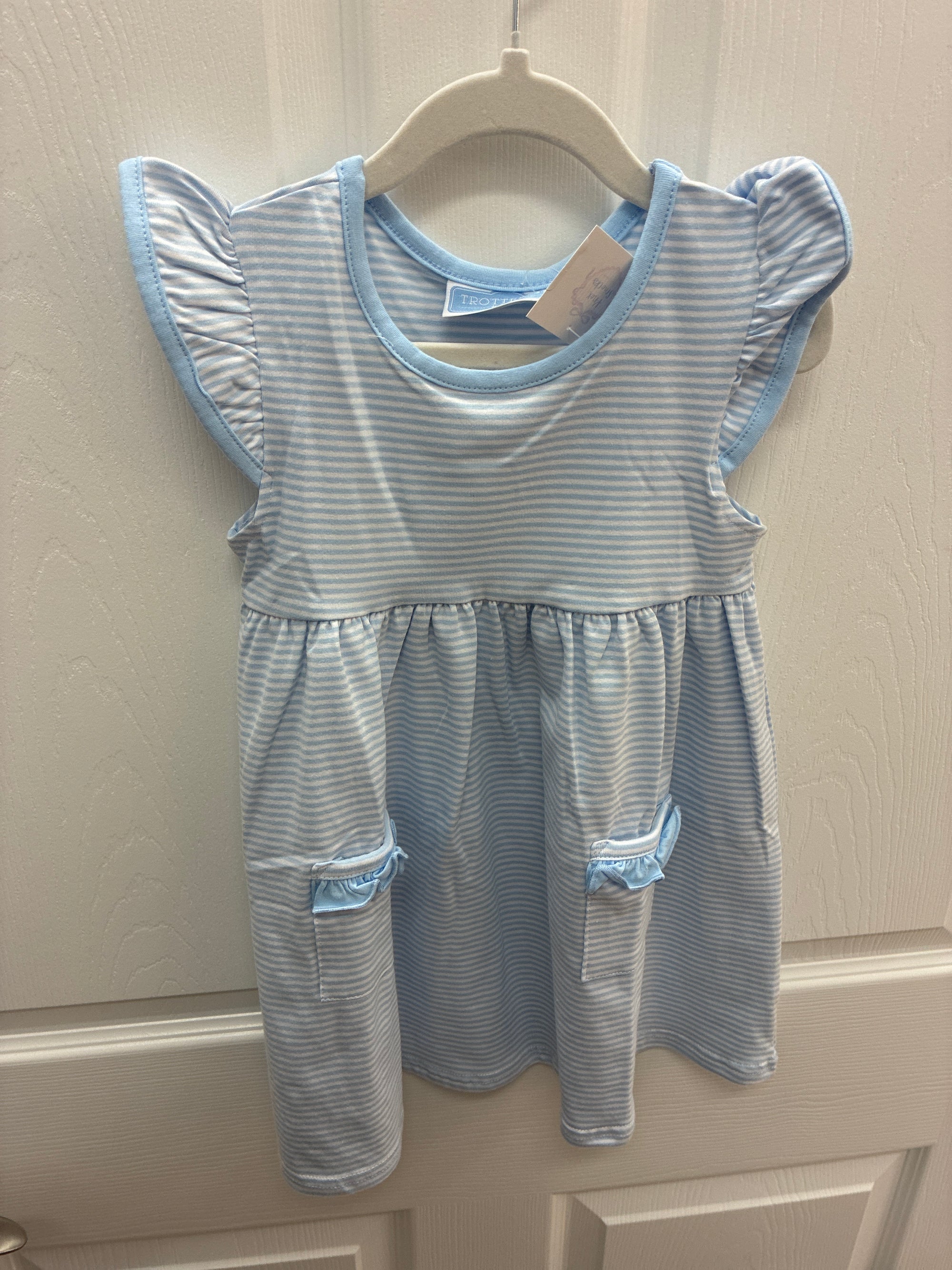 TS Blue Stripe Dress, 2