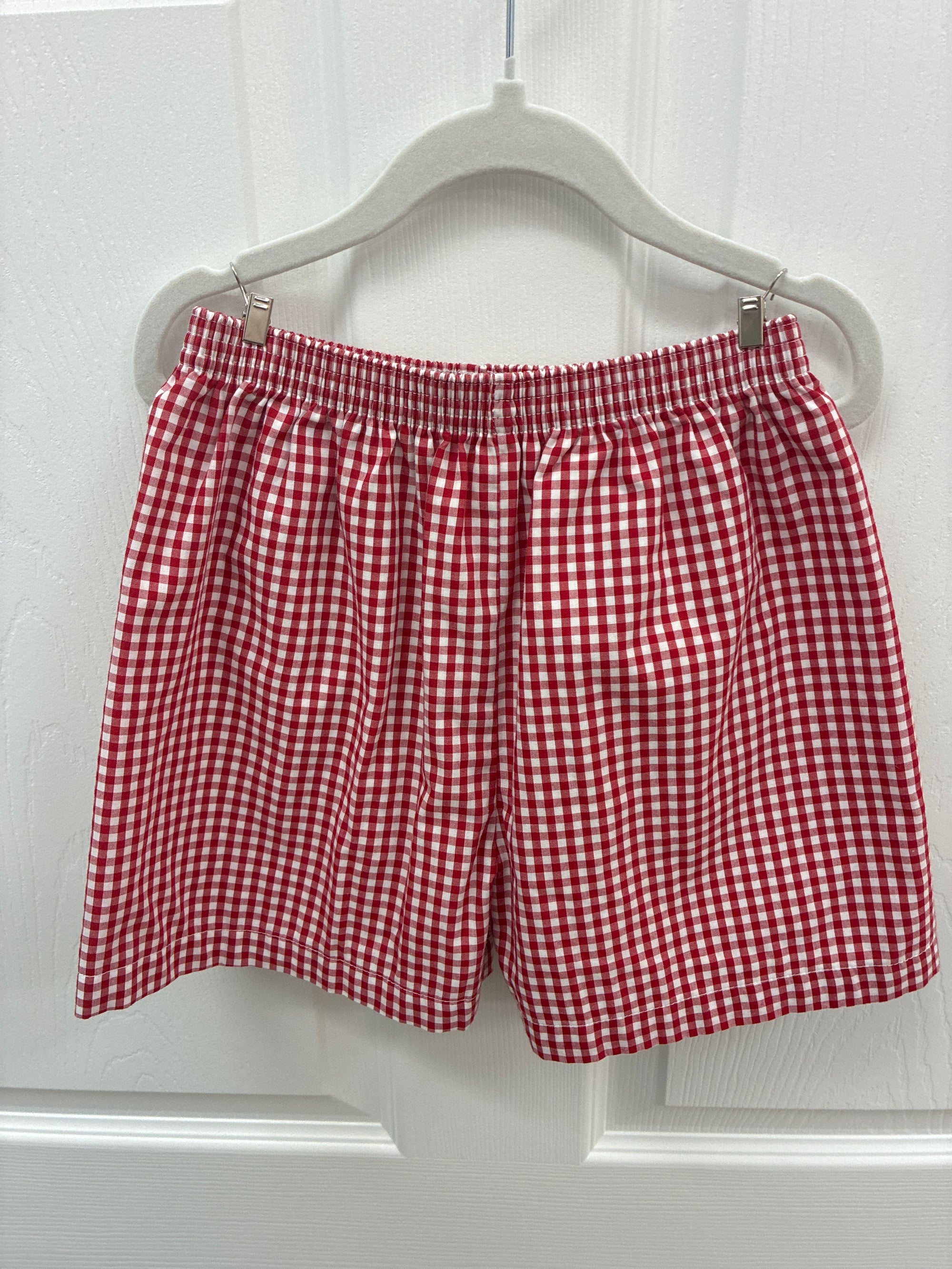 RN Red Plaid Shorts, 7