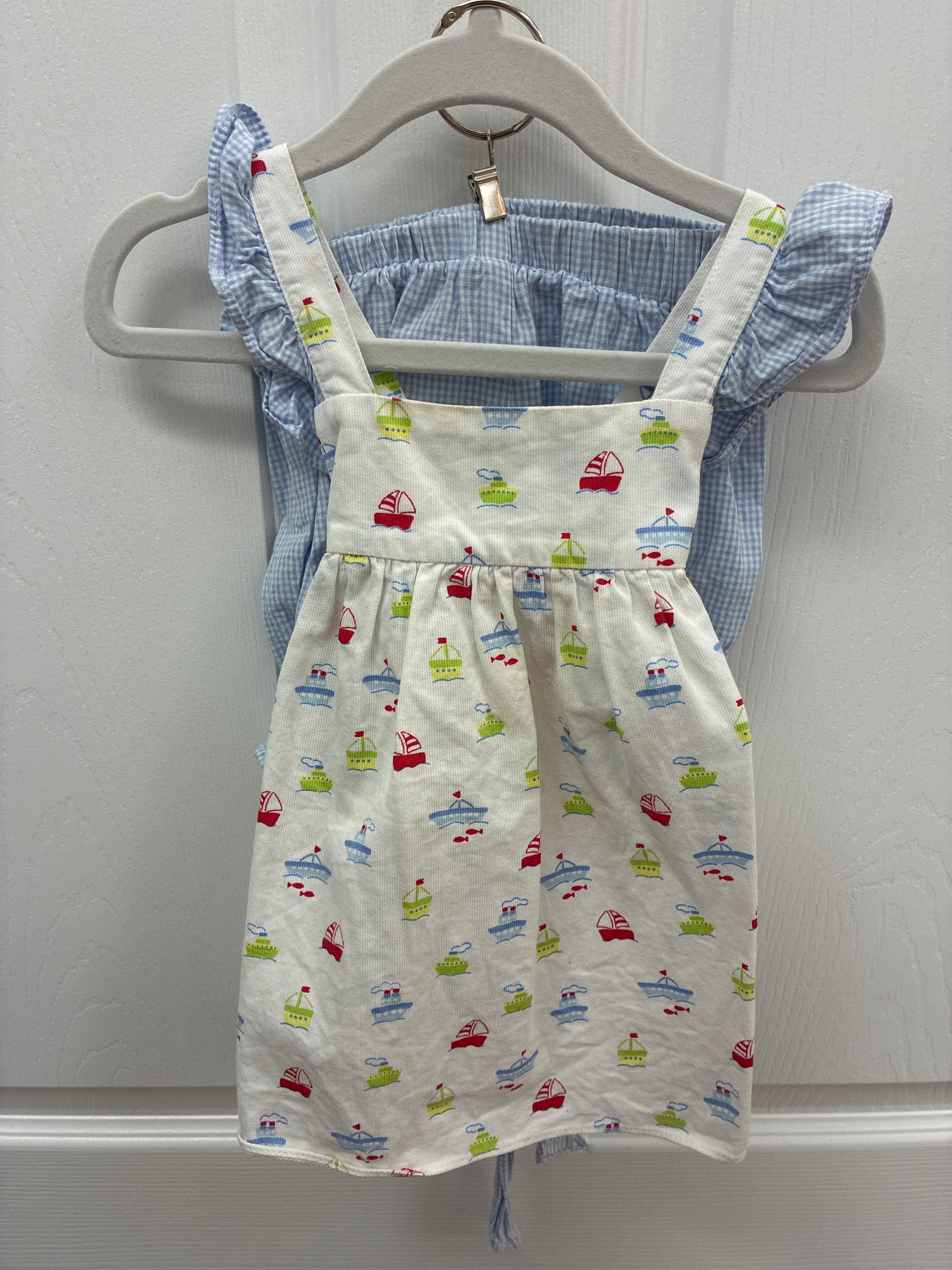 Hannah Kate Boat Bloomer Set, 12 mos