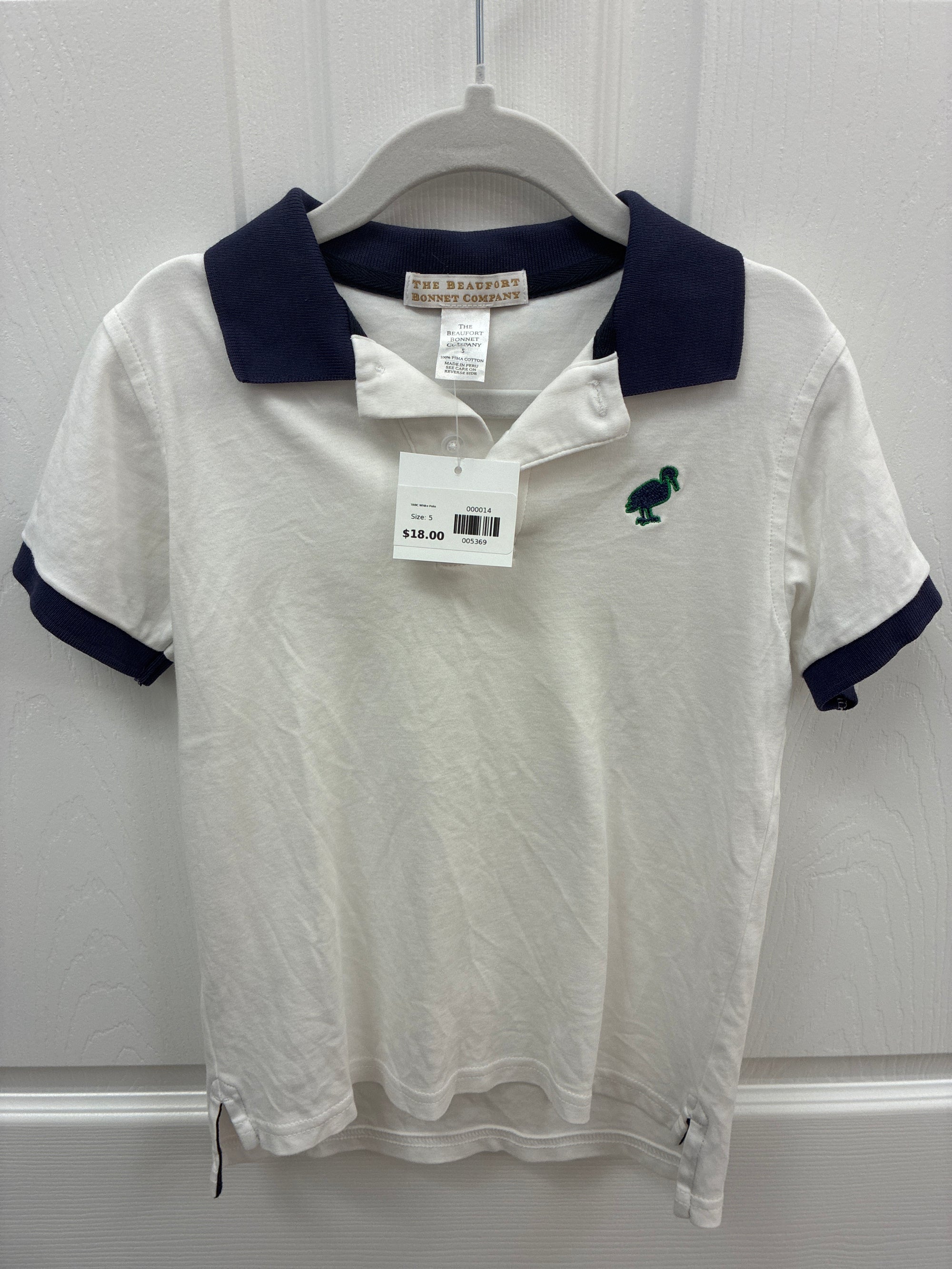 TBBC White Polo, 5
