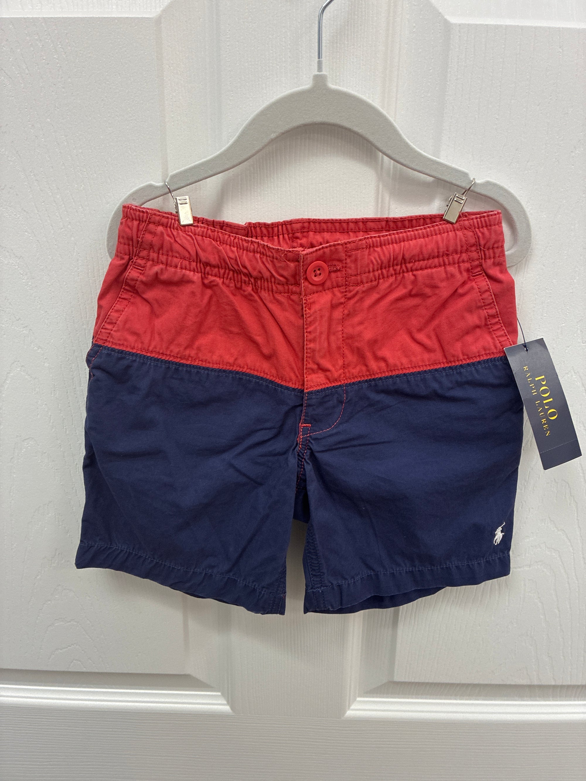 RL Red Blue Shorts, 4T