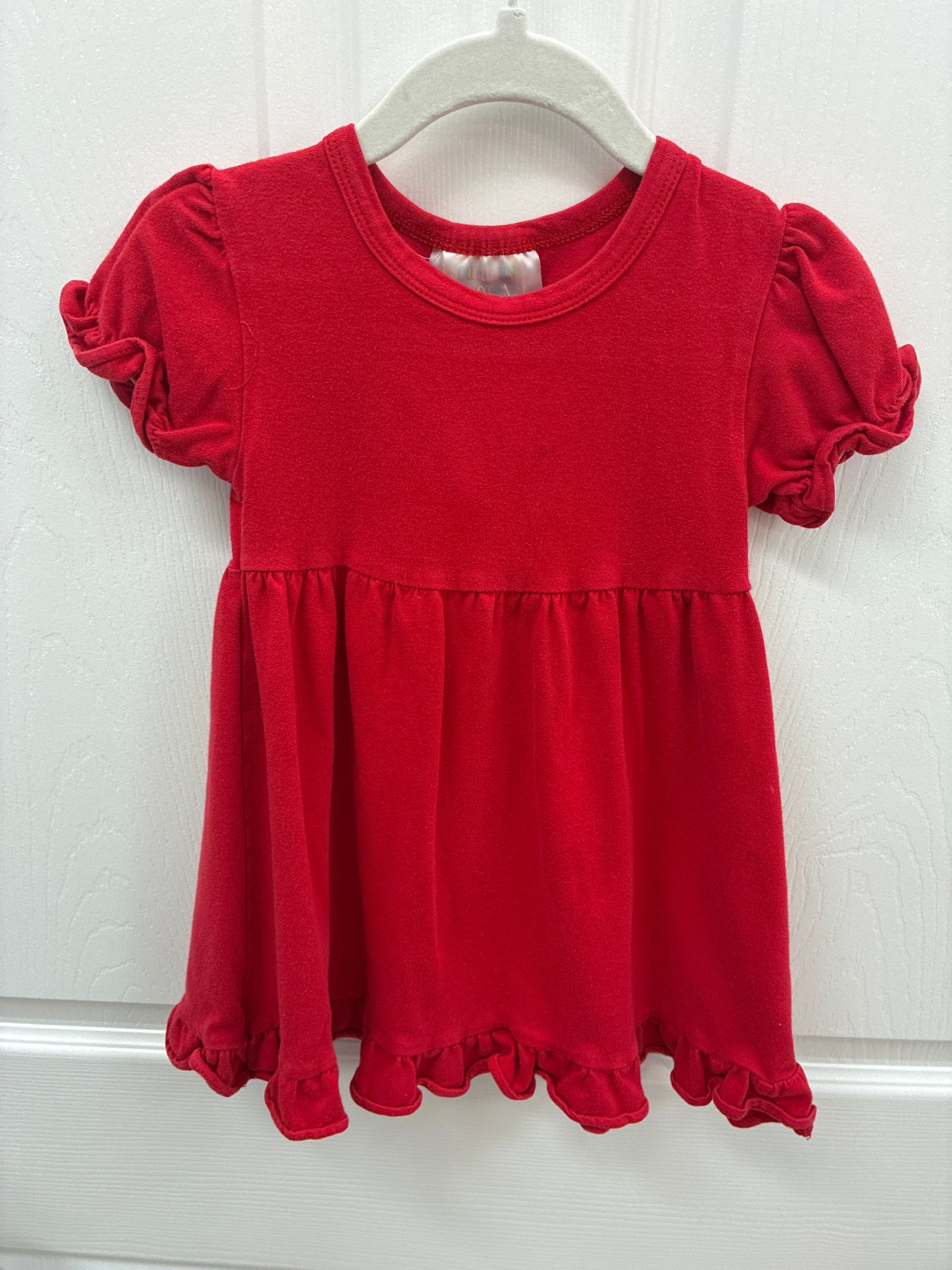 Southern Tots Red Dress, 18 mos