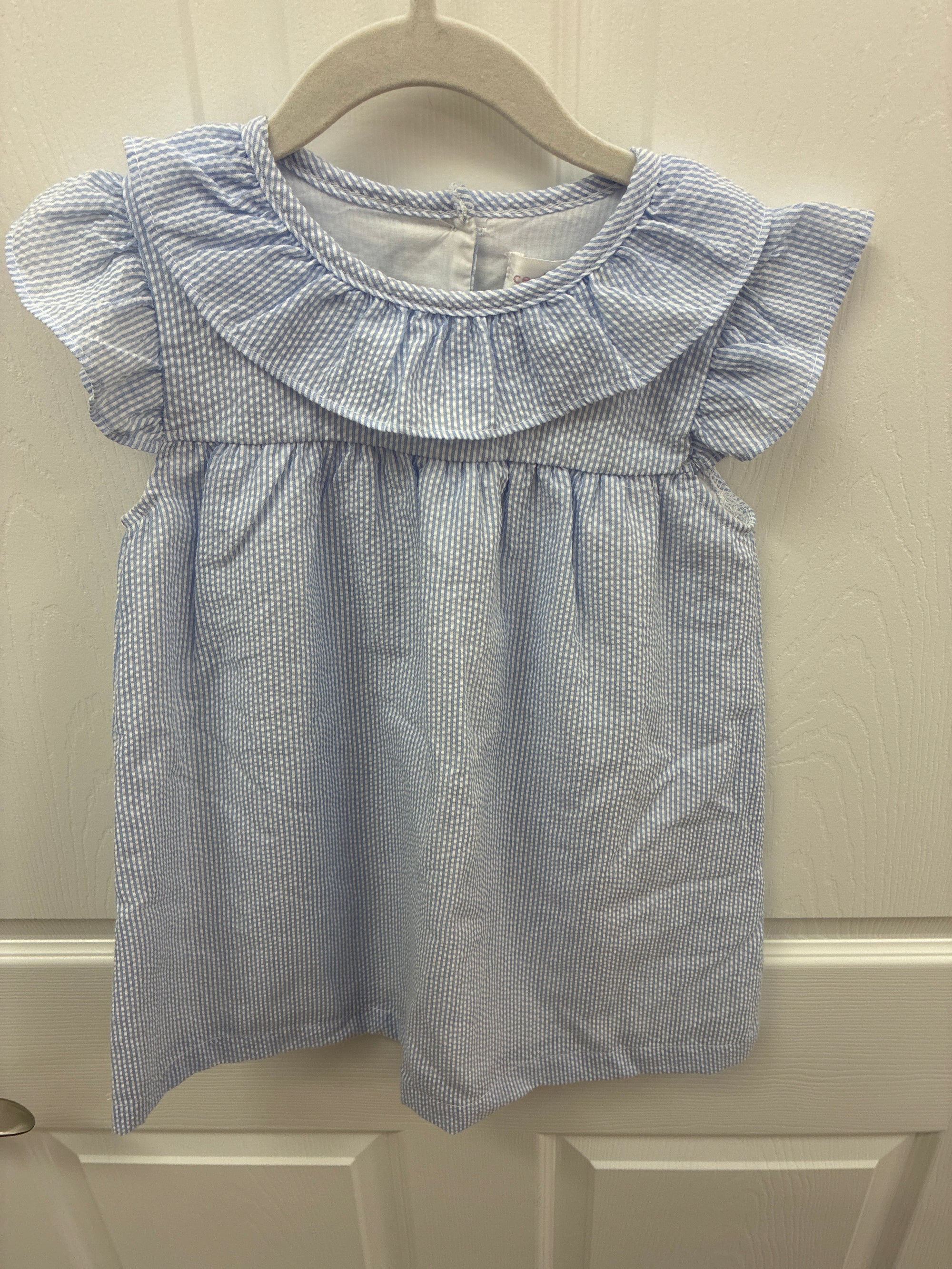 C&L Blue Seersucker, 3T