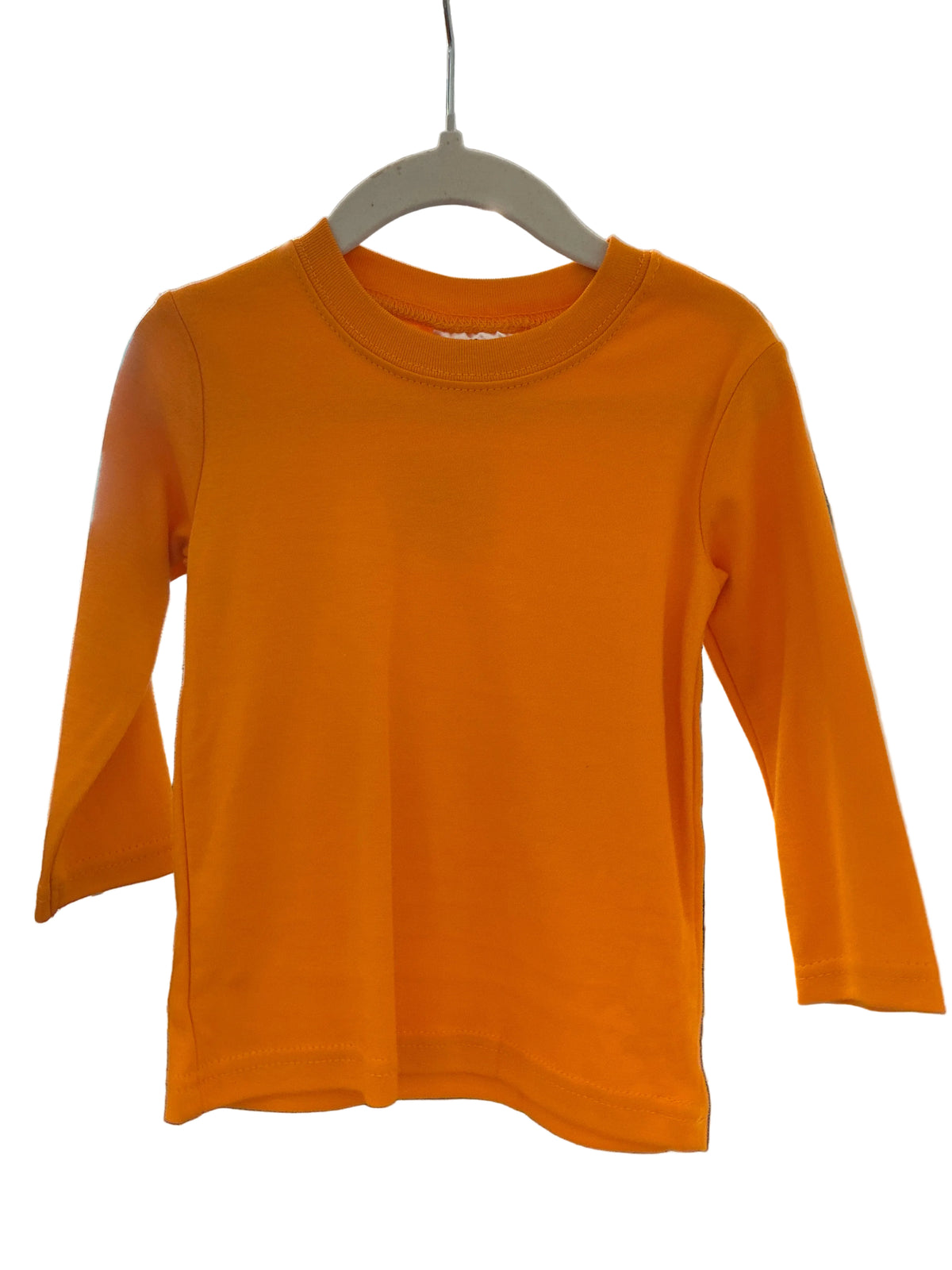 BB Orange Long Sleeve Shirts, 18 mos