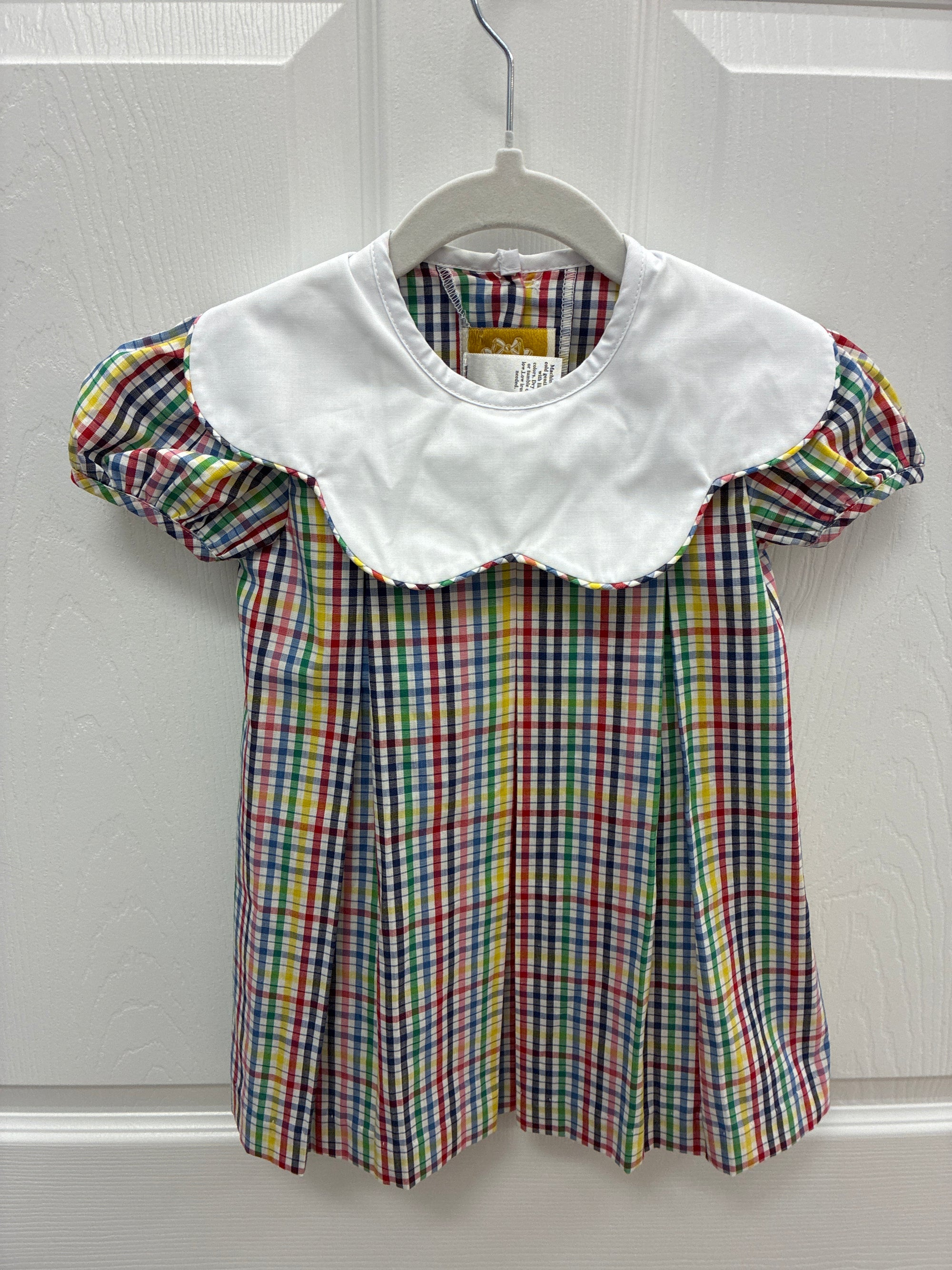 TBBC Primary Plaid, 12-18 mos