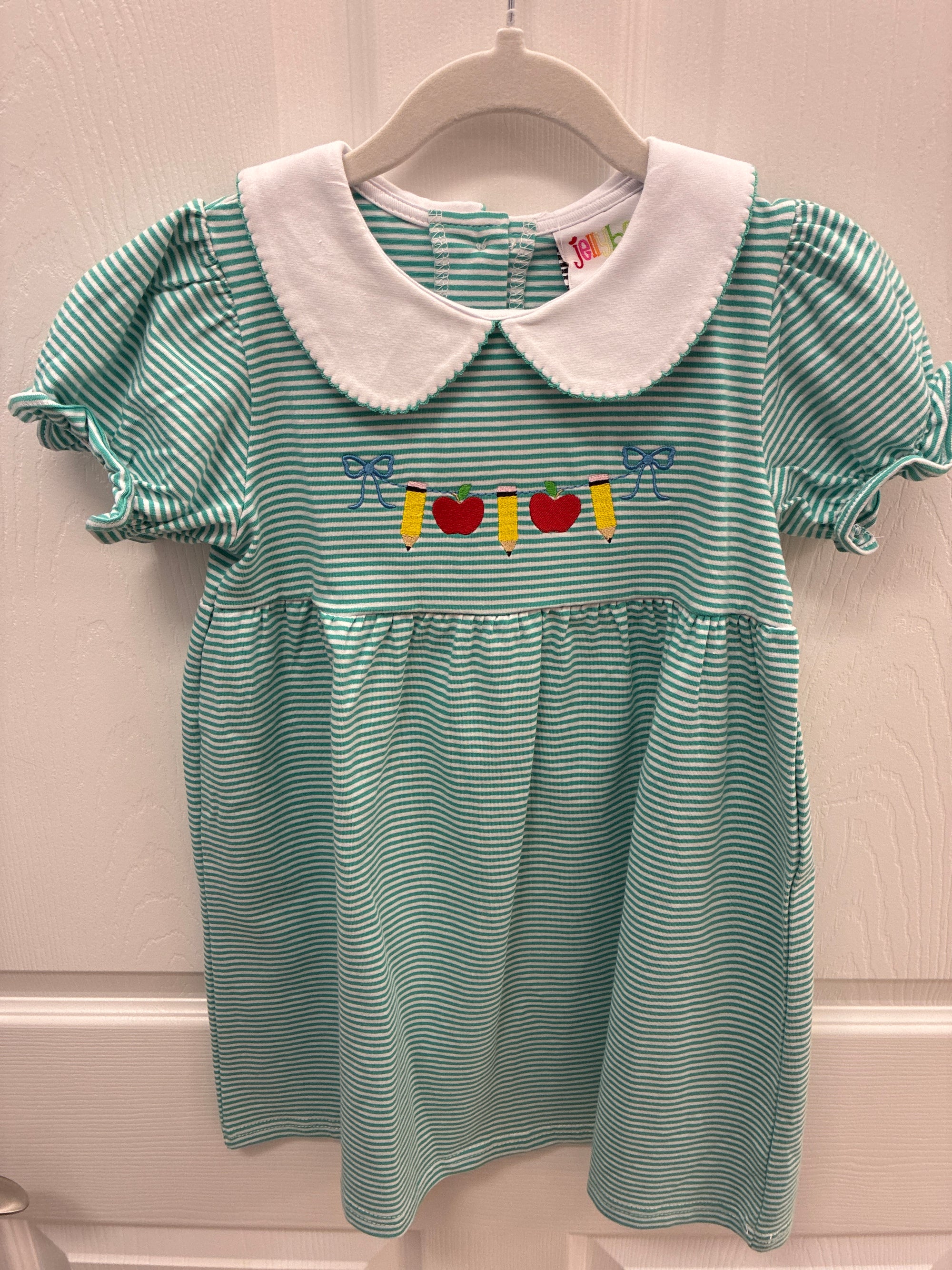 JB green stripe BTS banner dress, 5