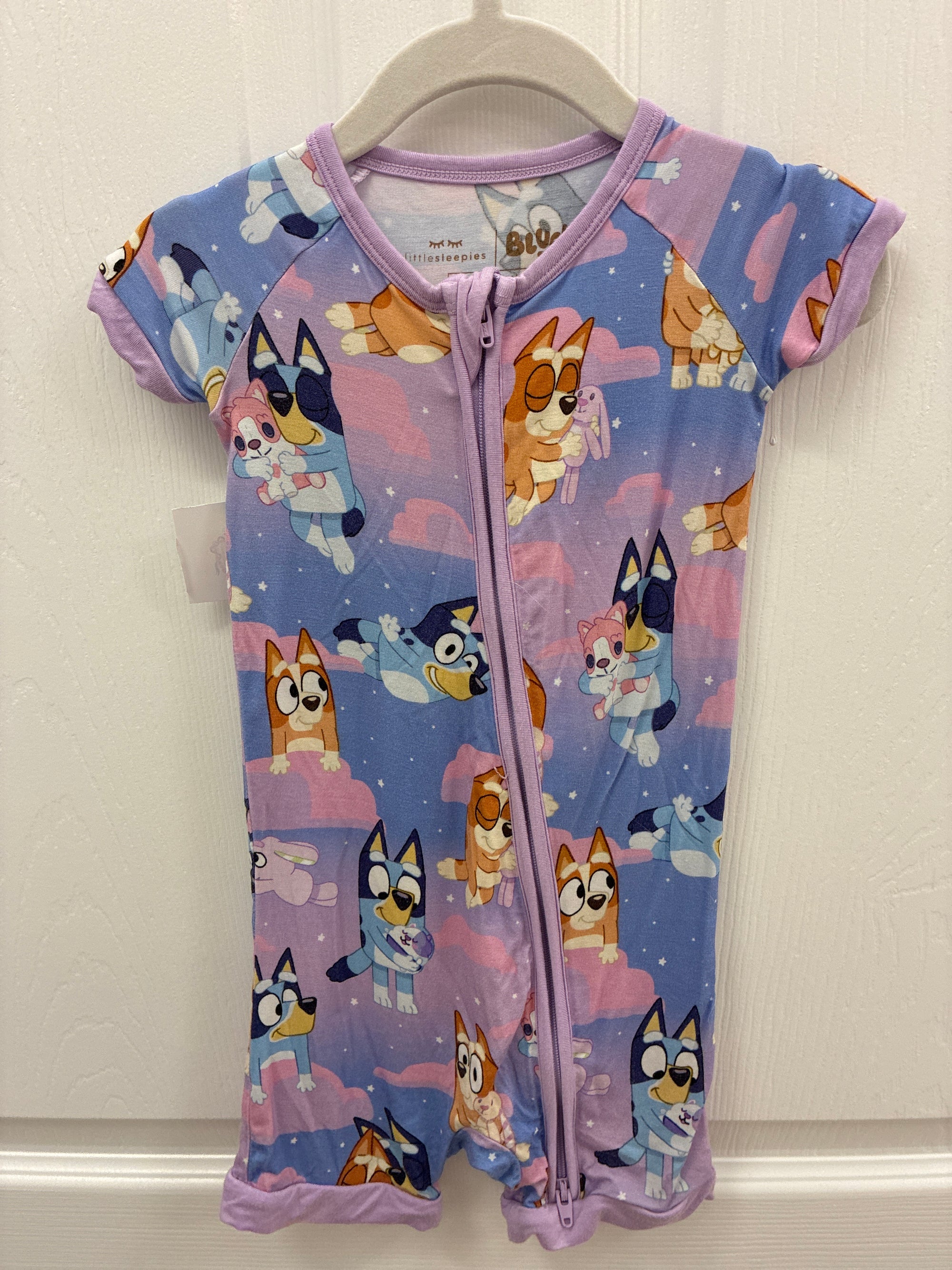 LS Bluey Romper, 12-18 mos