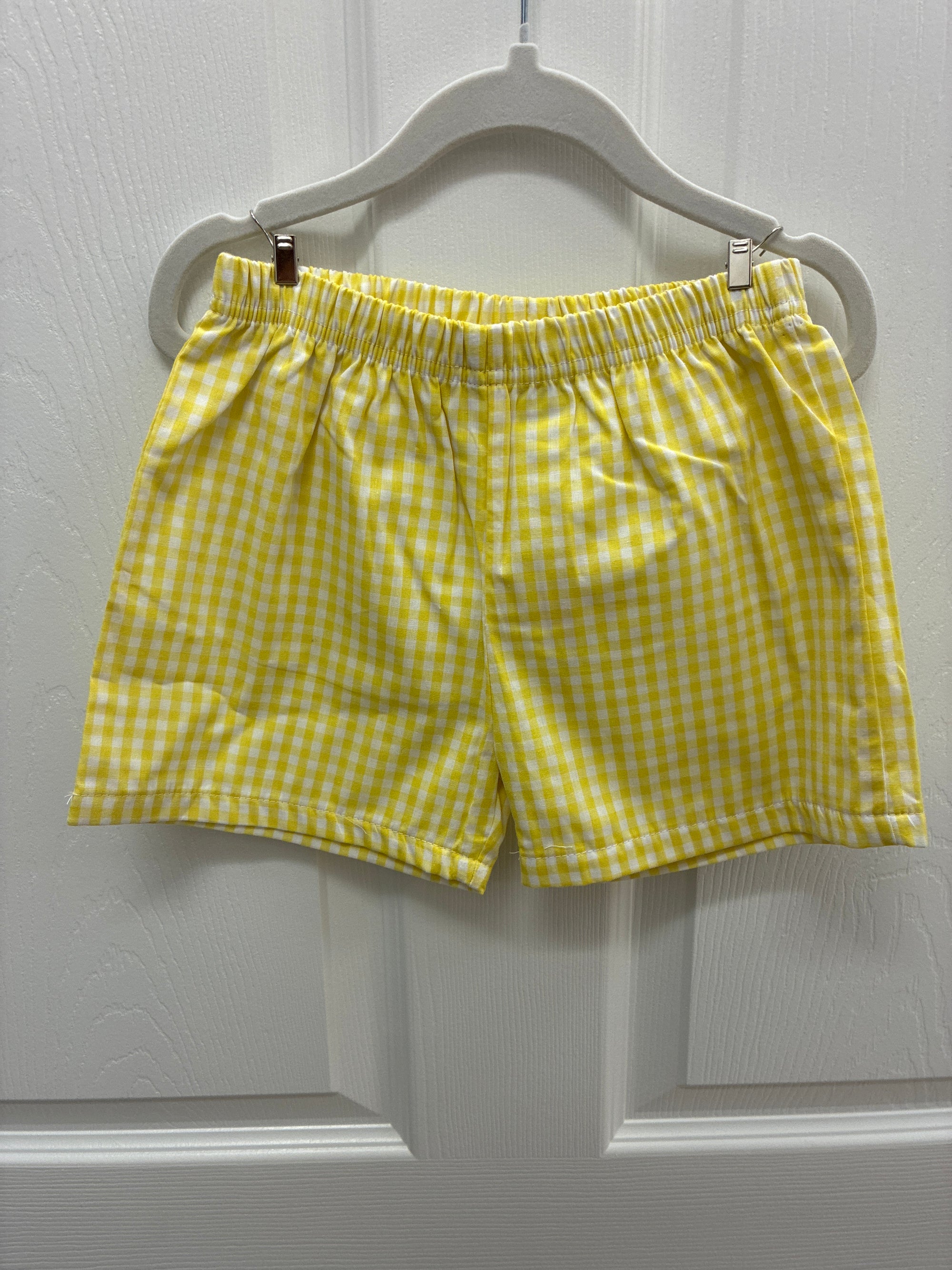 JB Yellow Plaid Shorts, 4