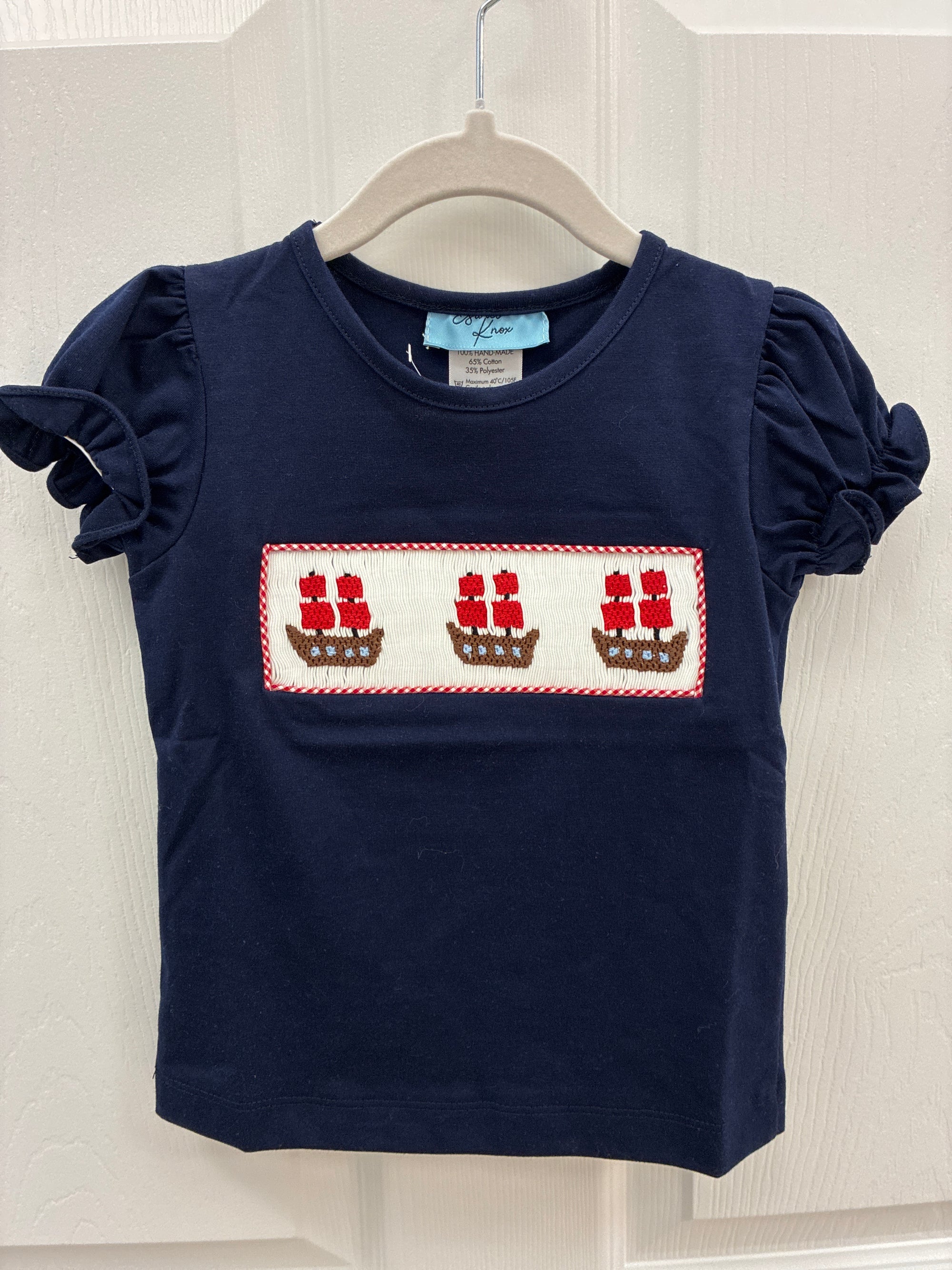 SK Girls Pirate Top, 12 mos