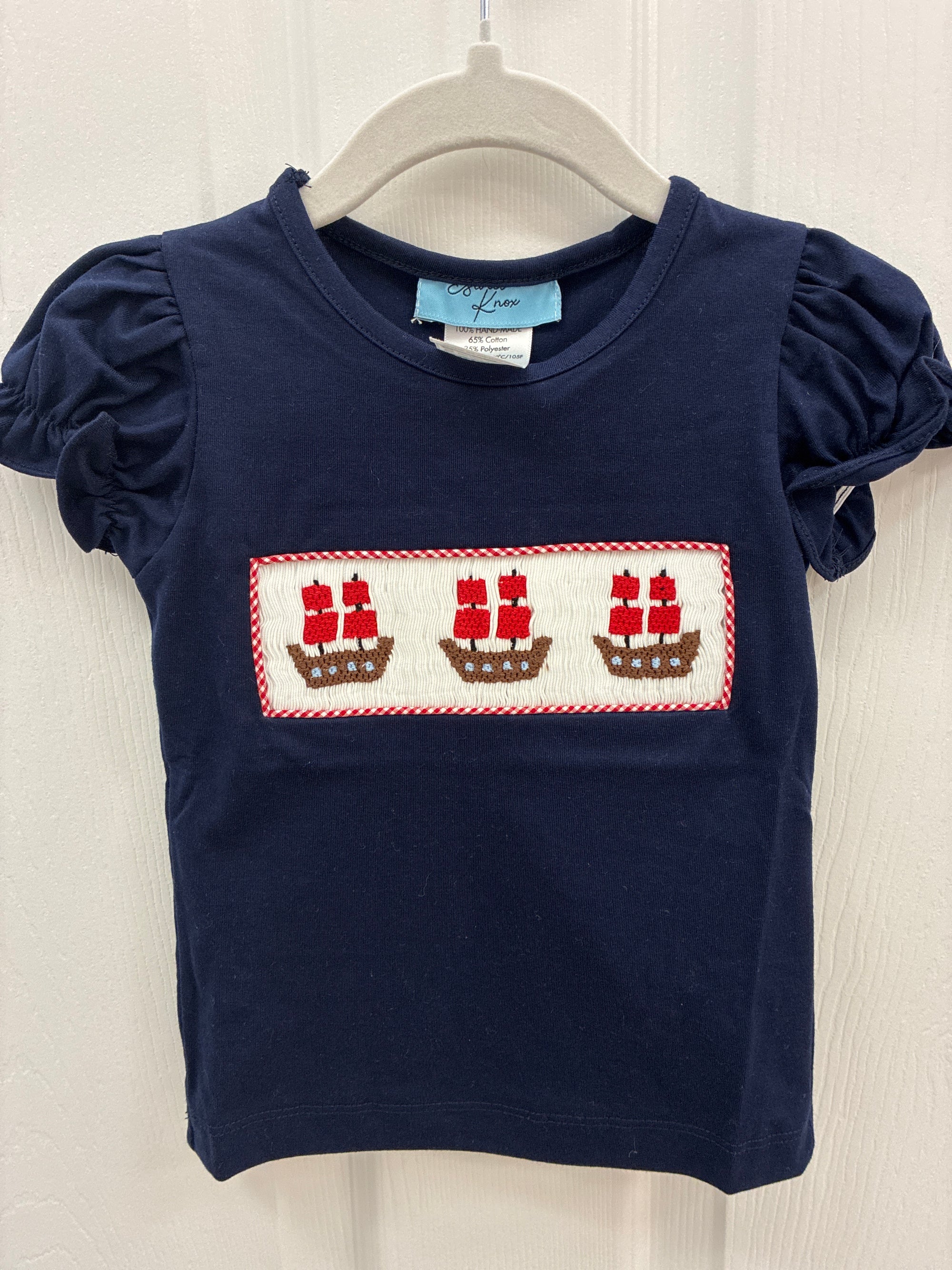 SK Girls Pirate Top, 6 mos