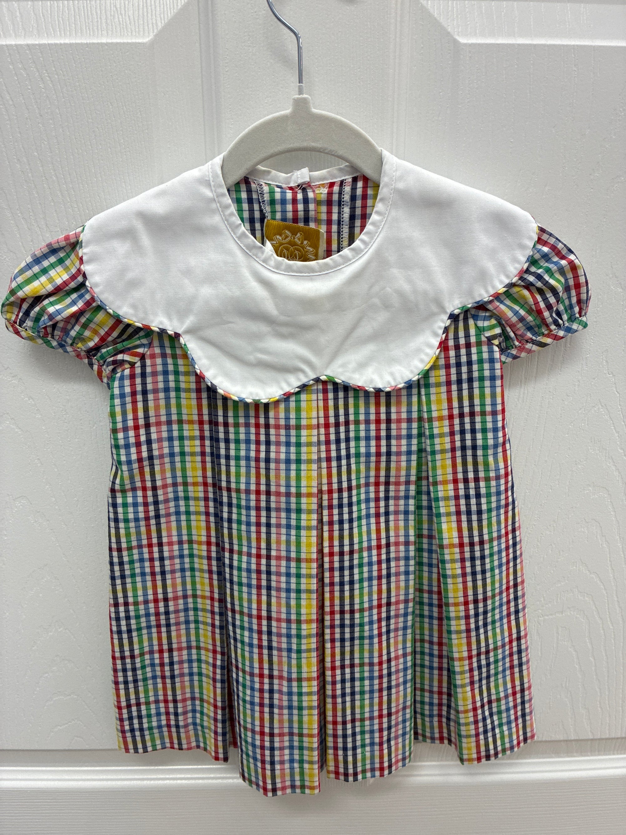 TBBC Primary Plaid, 12-18 mos