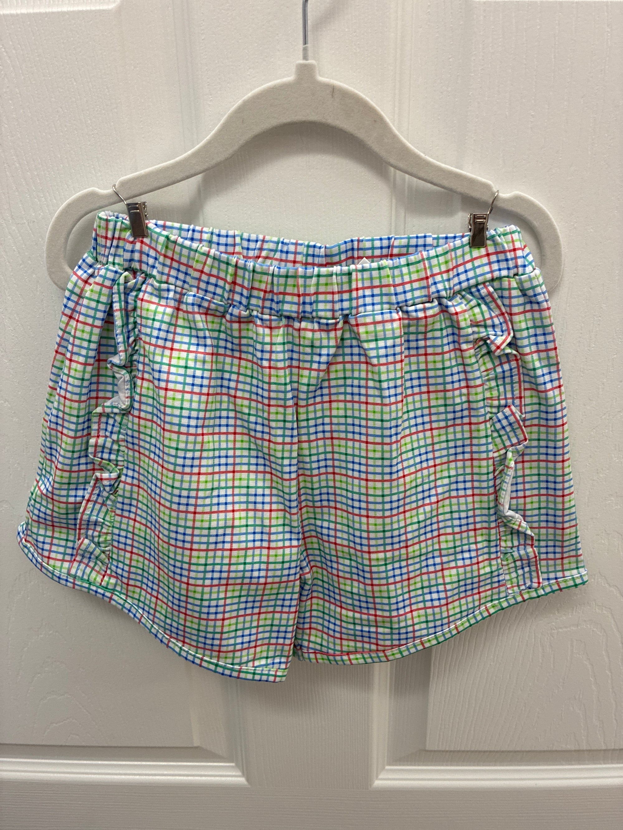TS multicolor plaid shorts,  7