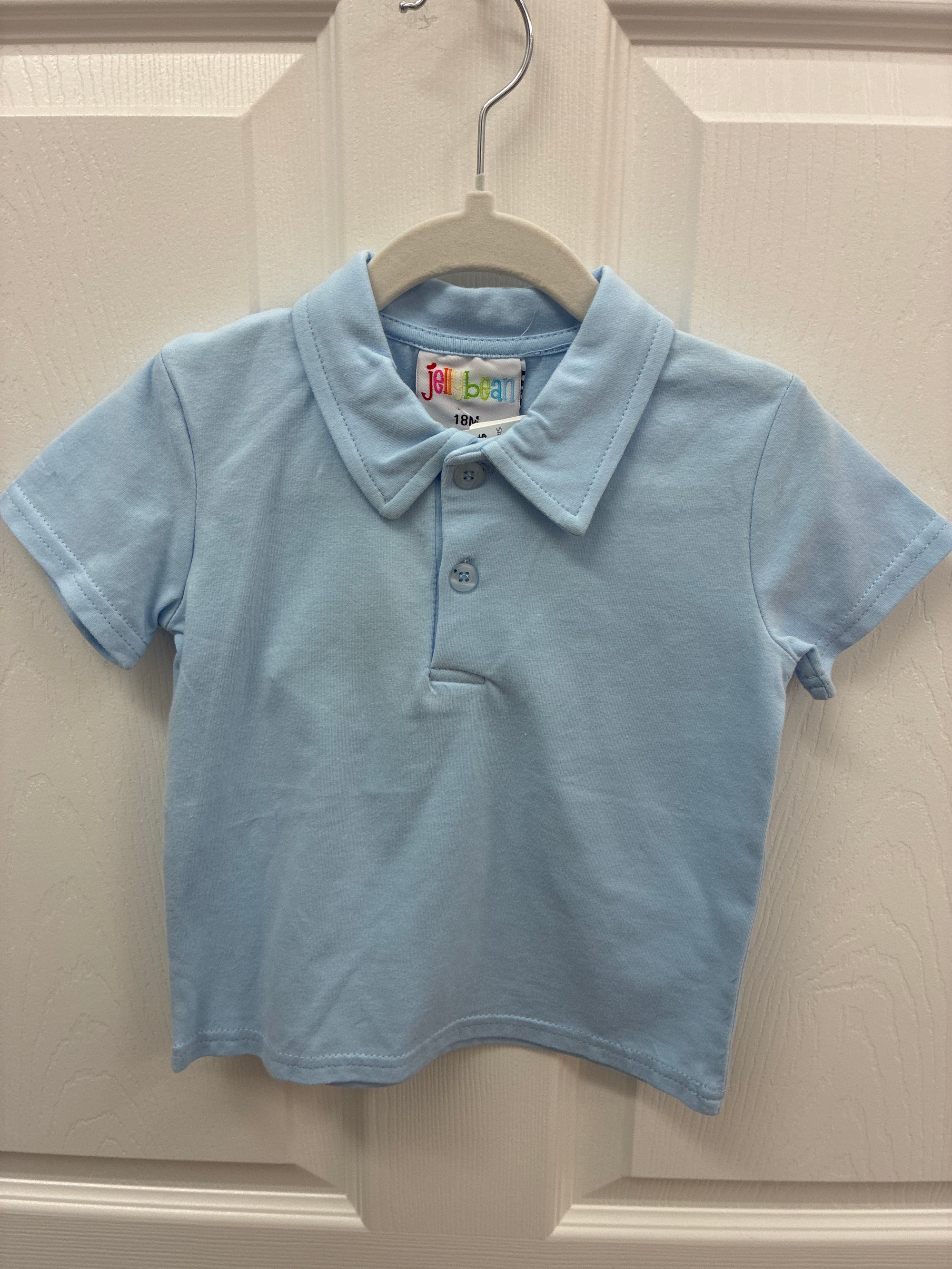 JB Blue Polo, 18 mos