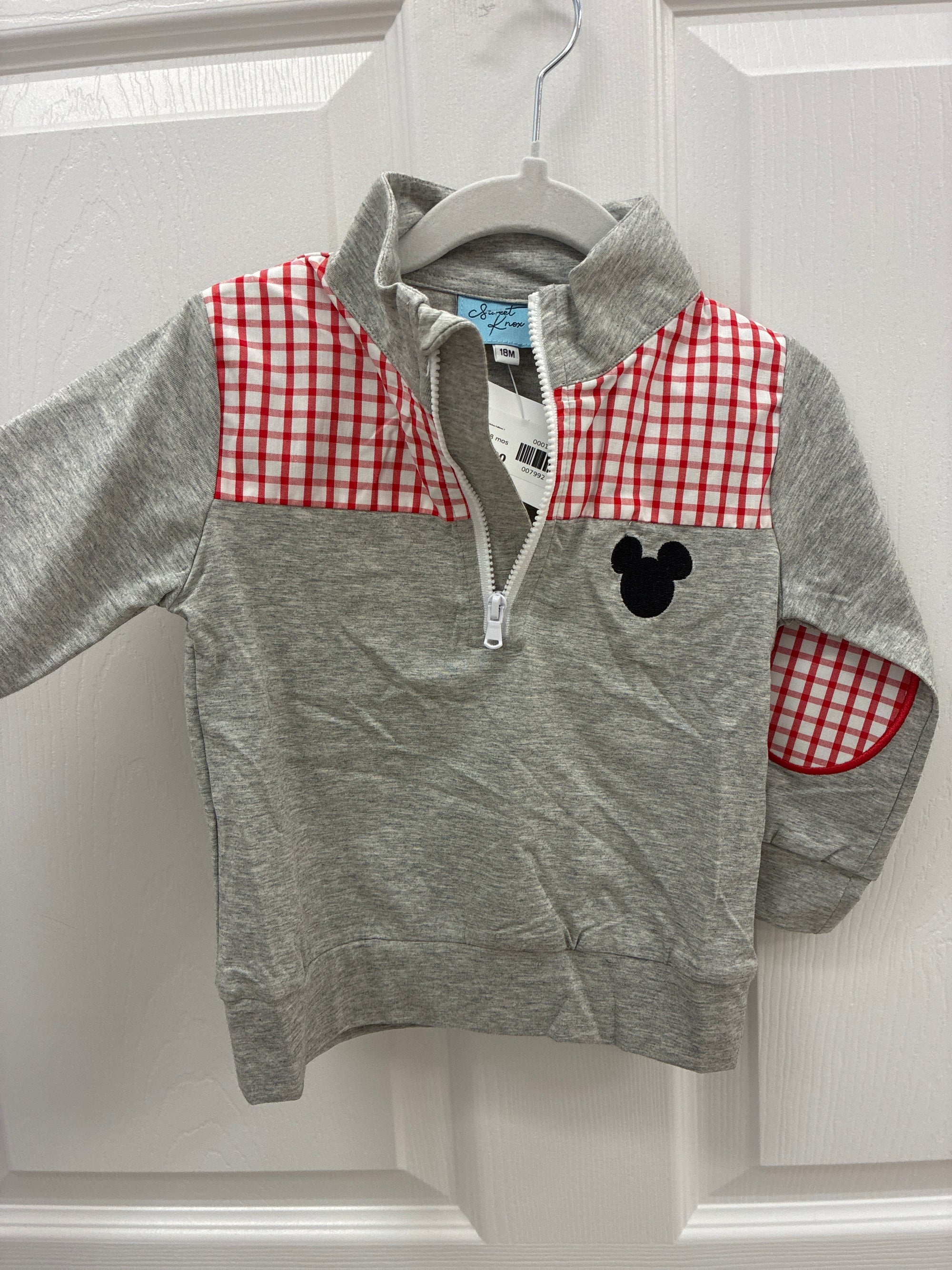SK kids Mickey Pullover 7, 18 mos