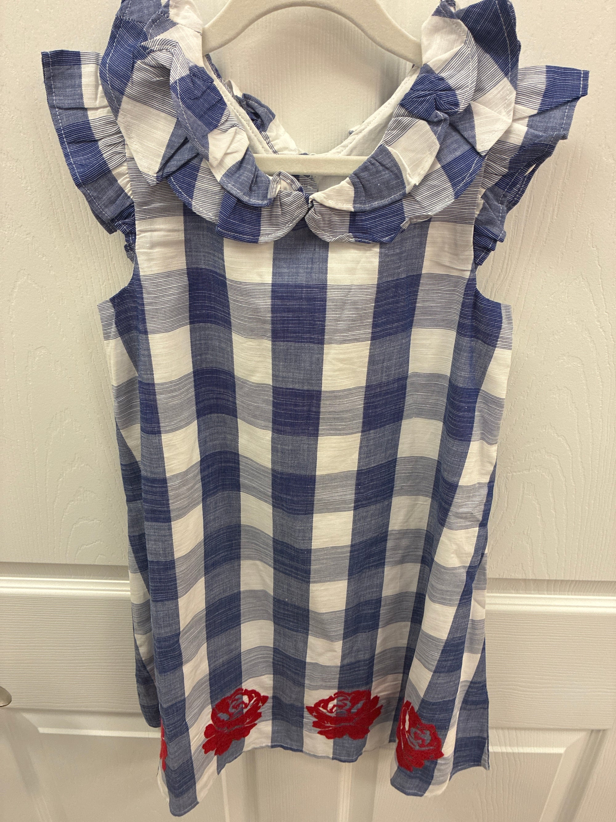 J&J Blue Plaid Dress