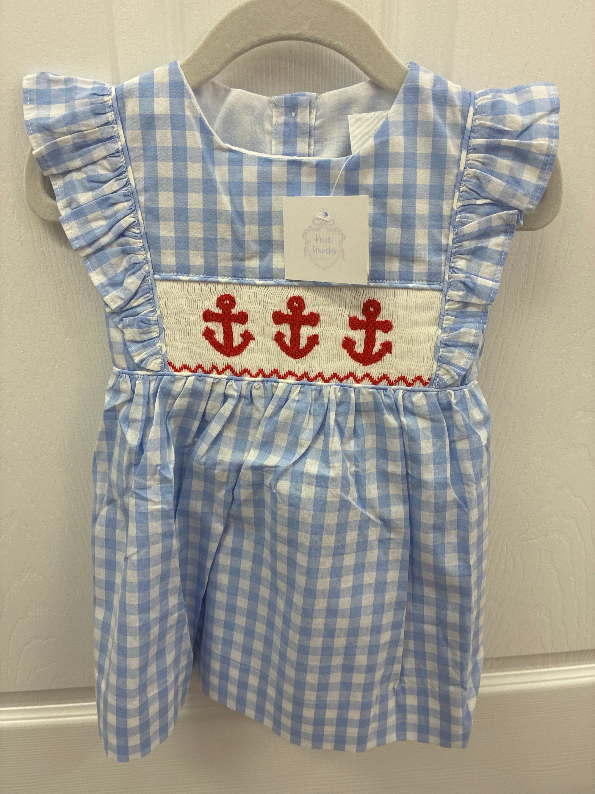 SK Anchor Ship Smock, 12 mos
