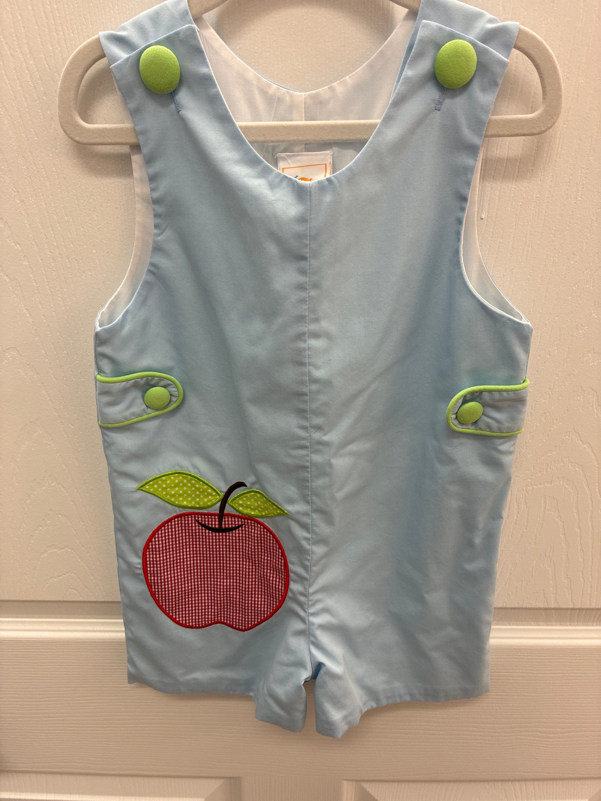 SF Apple Romper, 3T