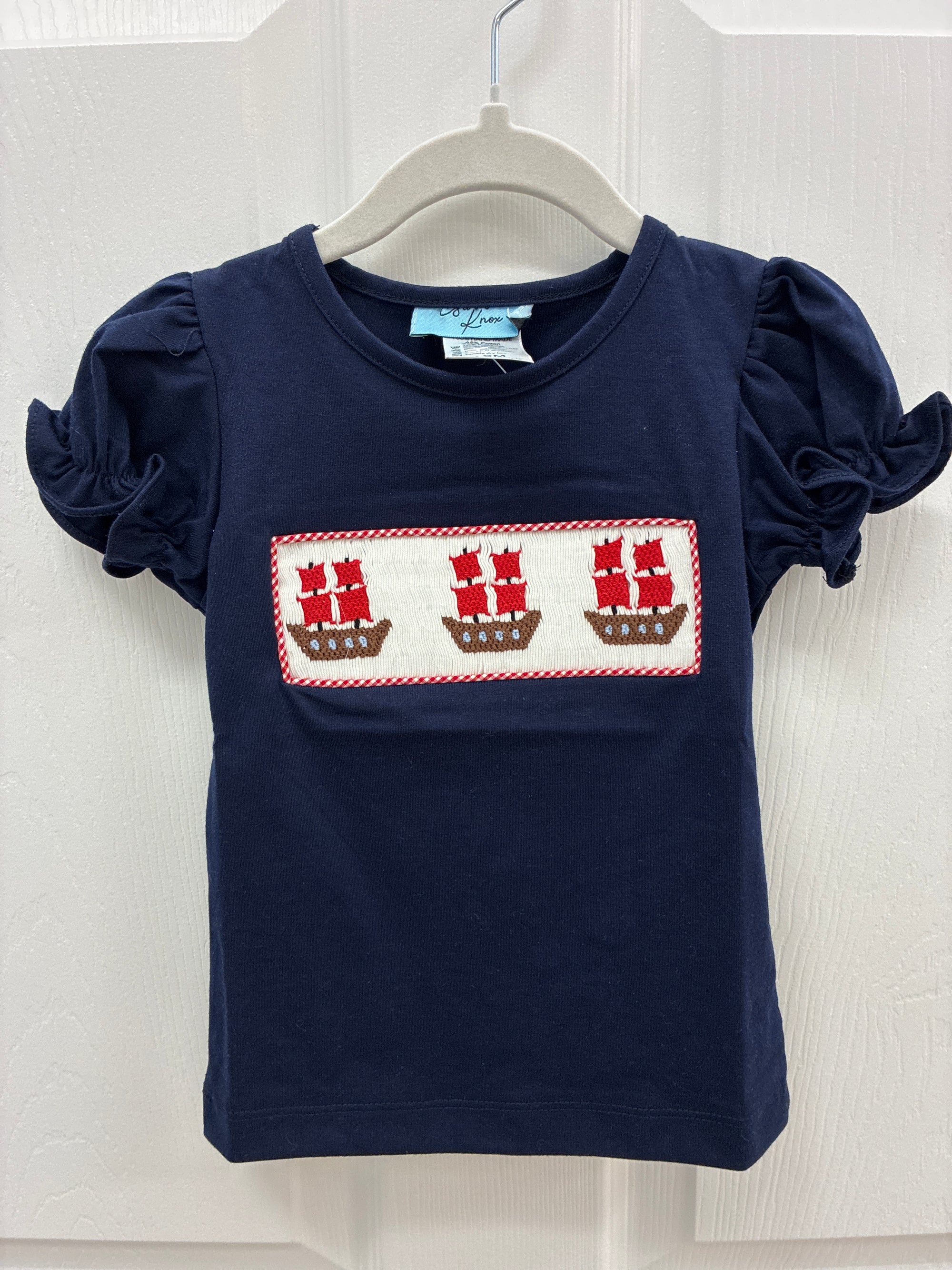 SK Girls Pirate Top, 9 mos