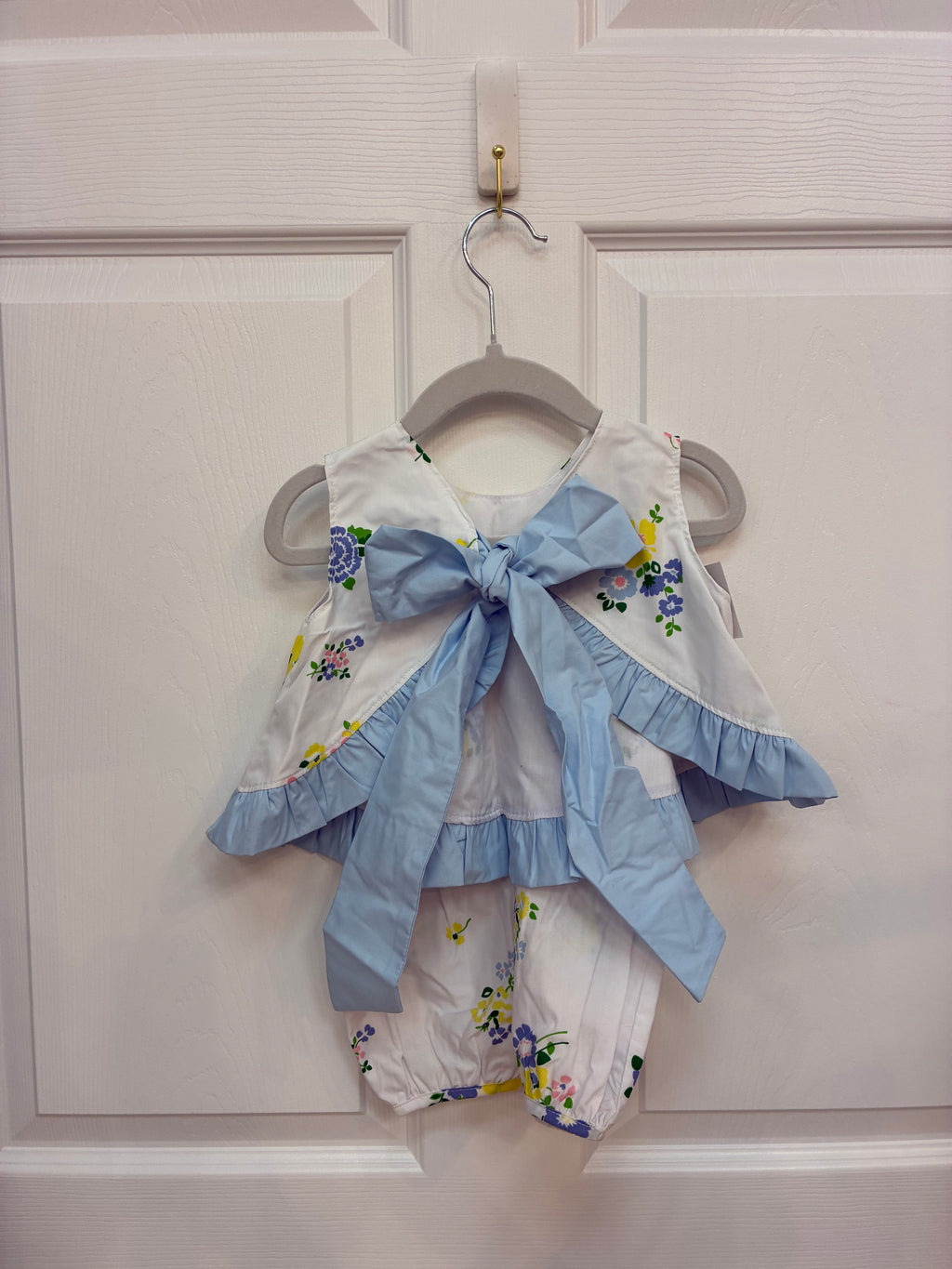 TBBC White Floral Swingback Set, 18-24 mos