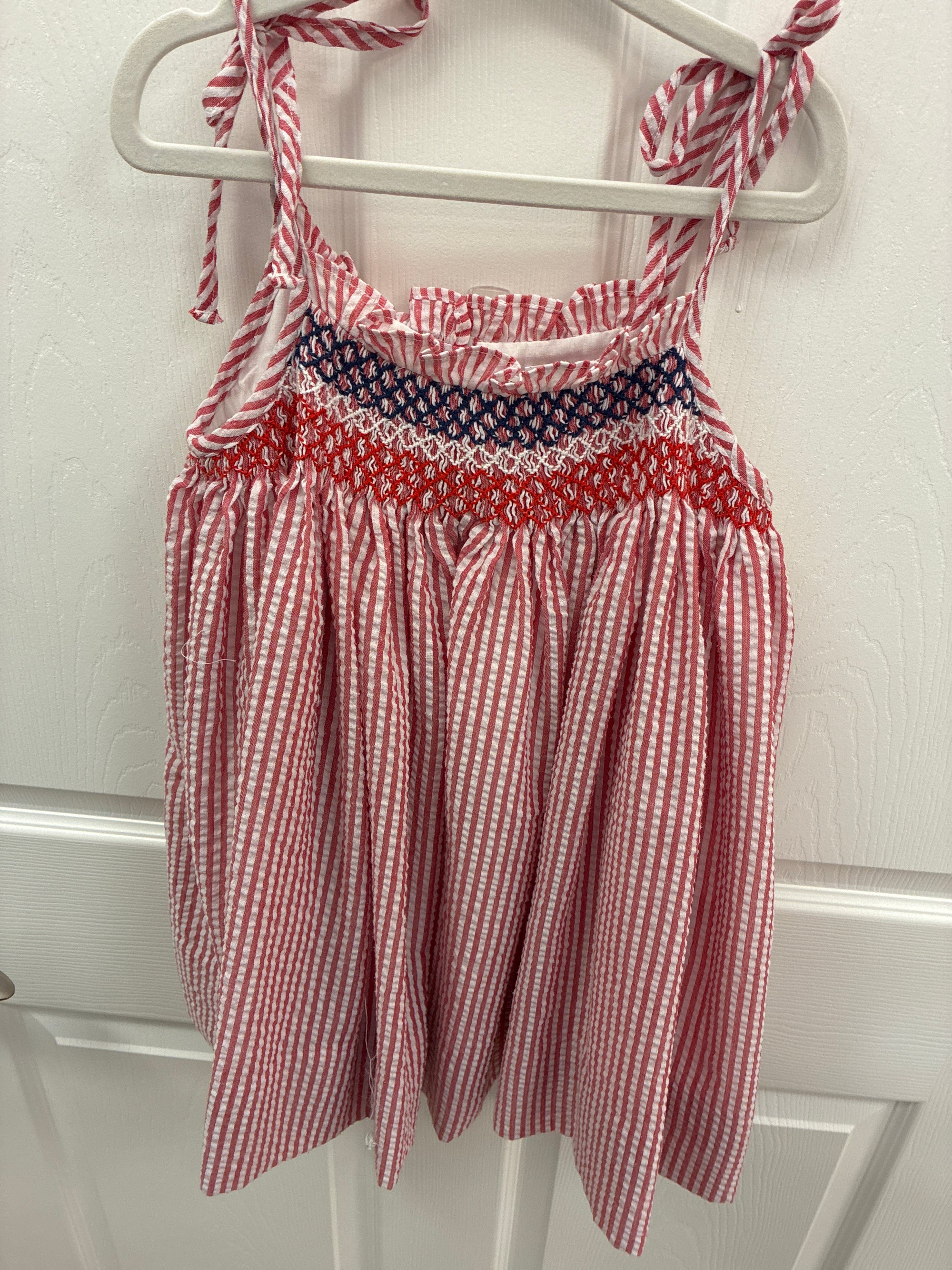 C&L RED STRIPED DRESS, 5