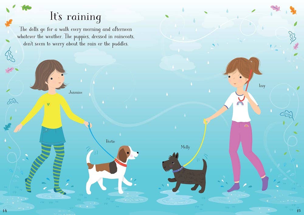 Little Sticker Dolly Dressing Puppies : Usborne