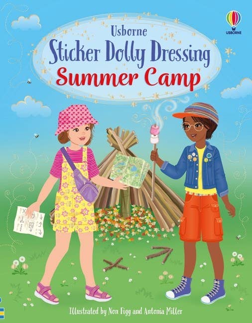 Sticker Dolly Dressing Summer Camp : Usborne